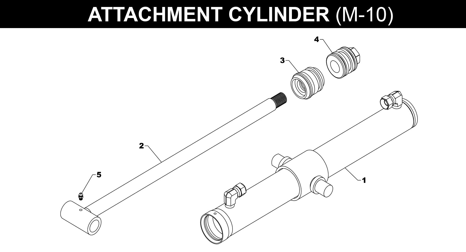 Cylinder - M-10 exploded diagram