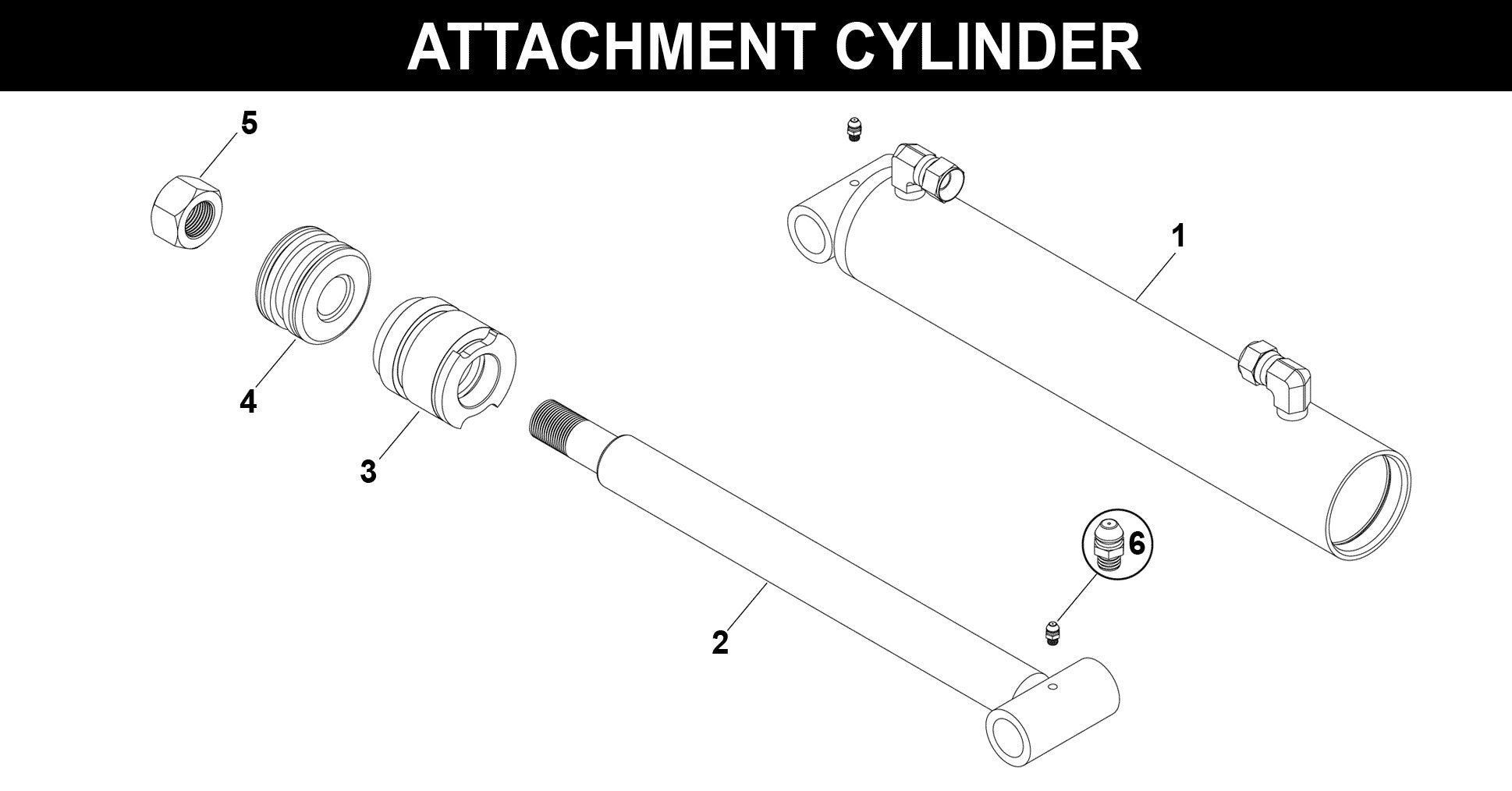 Cylinder - M-8 exploded diagram