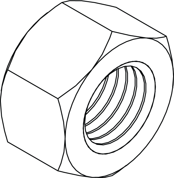 HTN1011 - LOCK NUT - 5/8