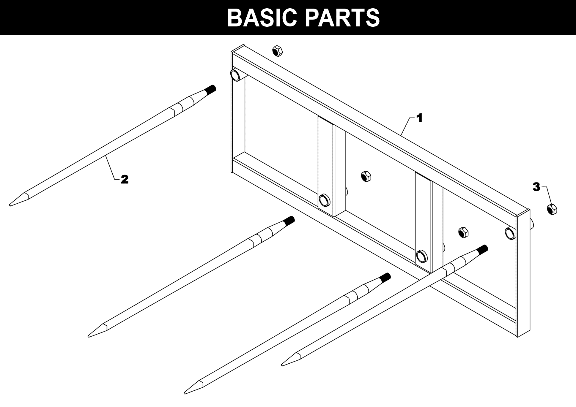 SP-74 Basic Parts exploded diagram