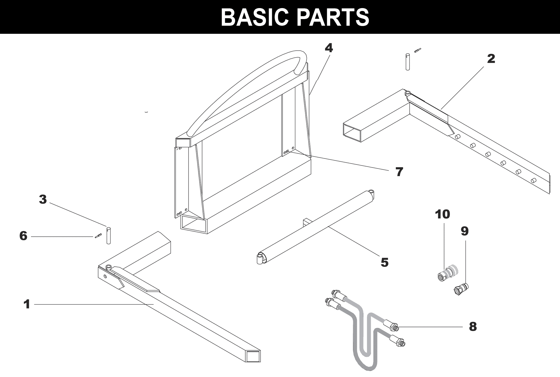 Squeezer™ Basic Parts exploded diagram