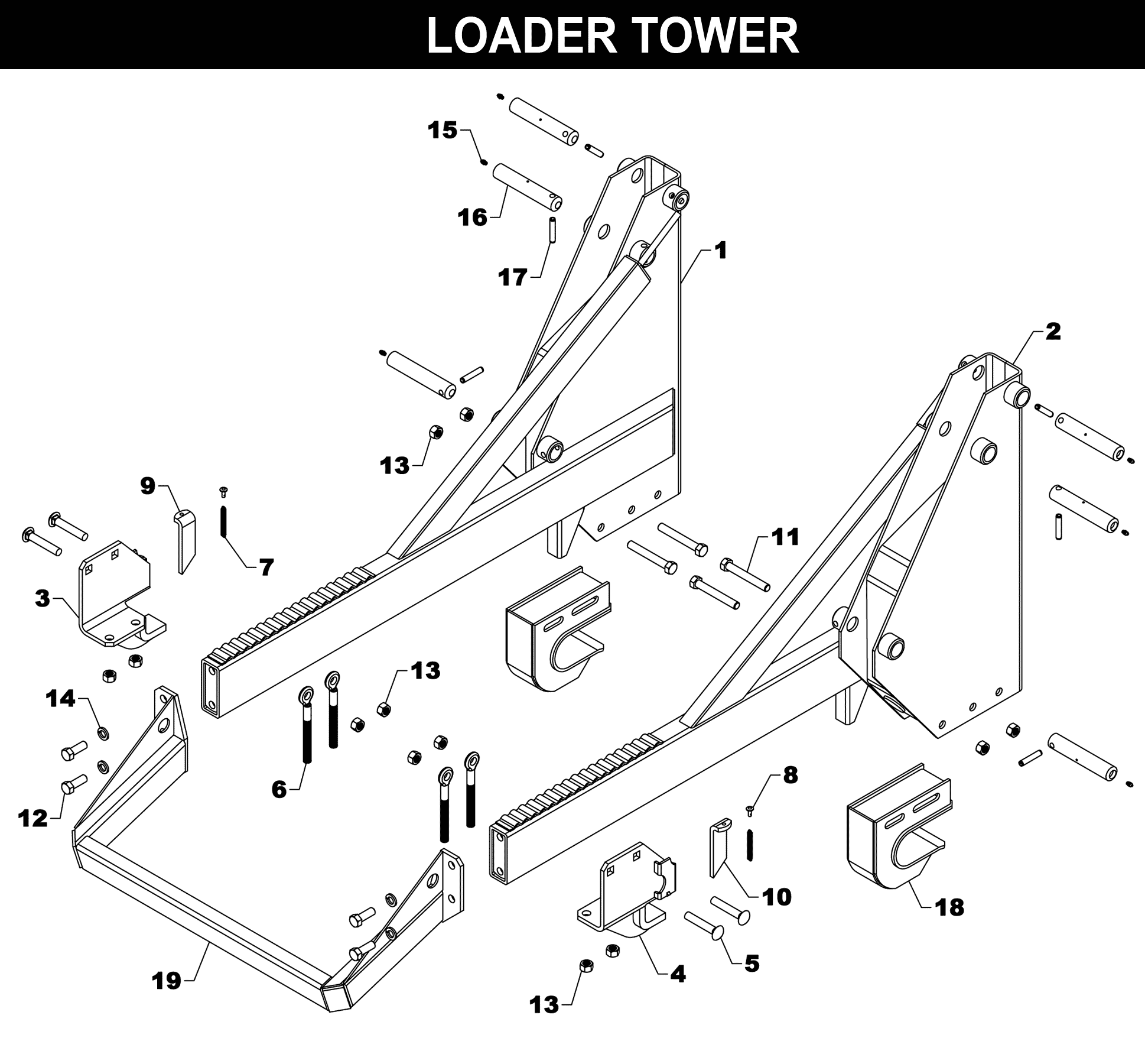 TA-29 TOWER exploded diagram