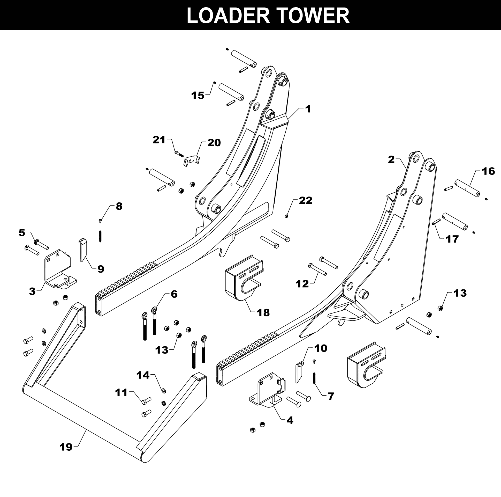 TA-48 TOWER exploded diagram