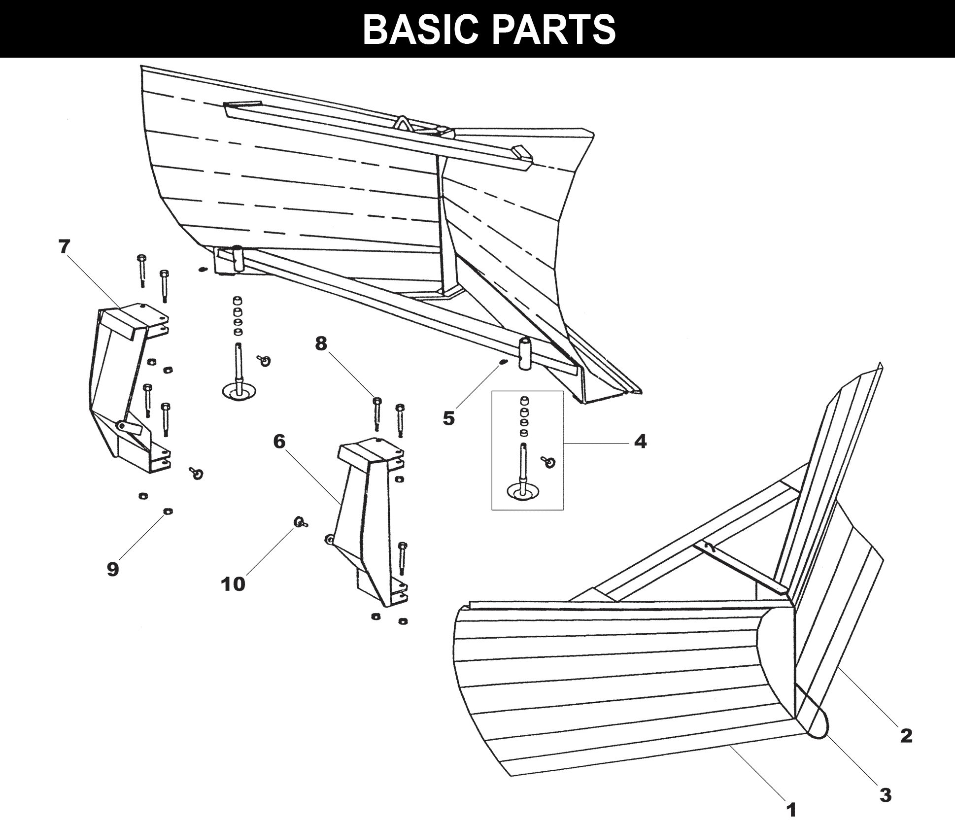V-Plow - VP-72 exploded diagram