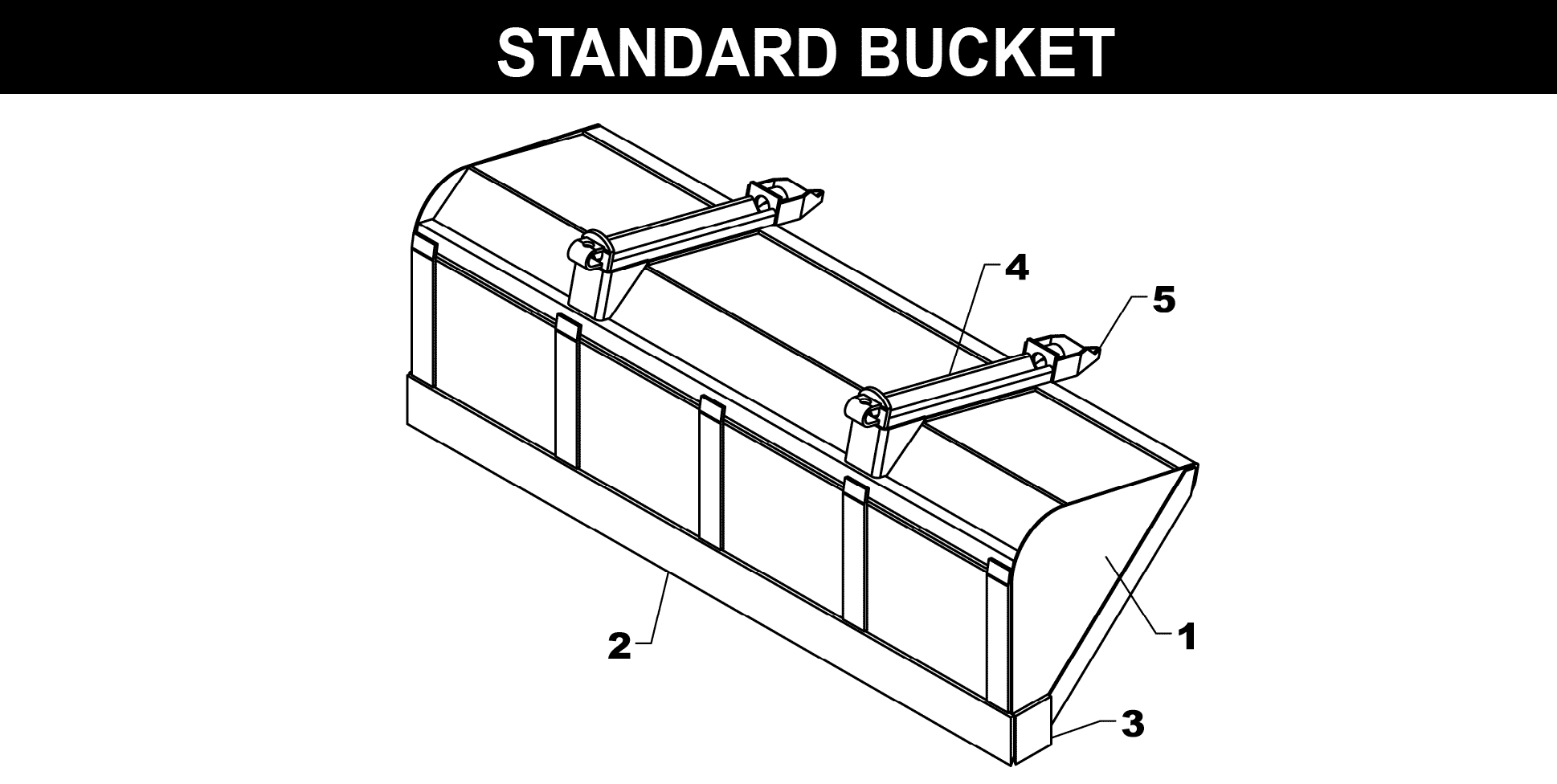 WL-27 Bucket exploded diagram