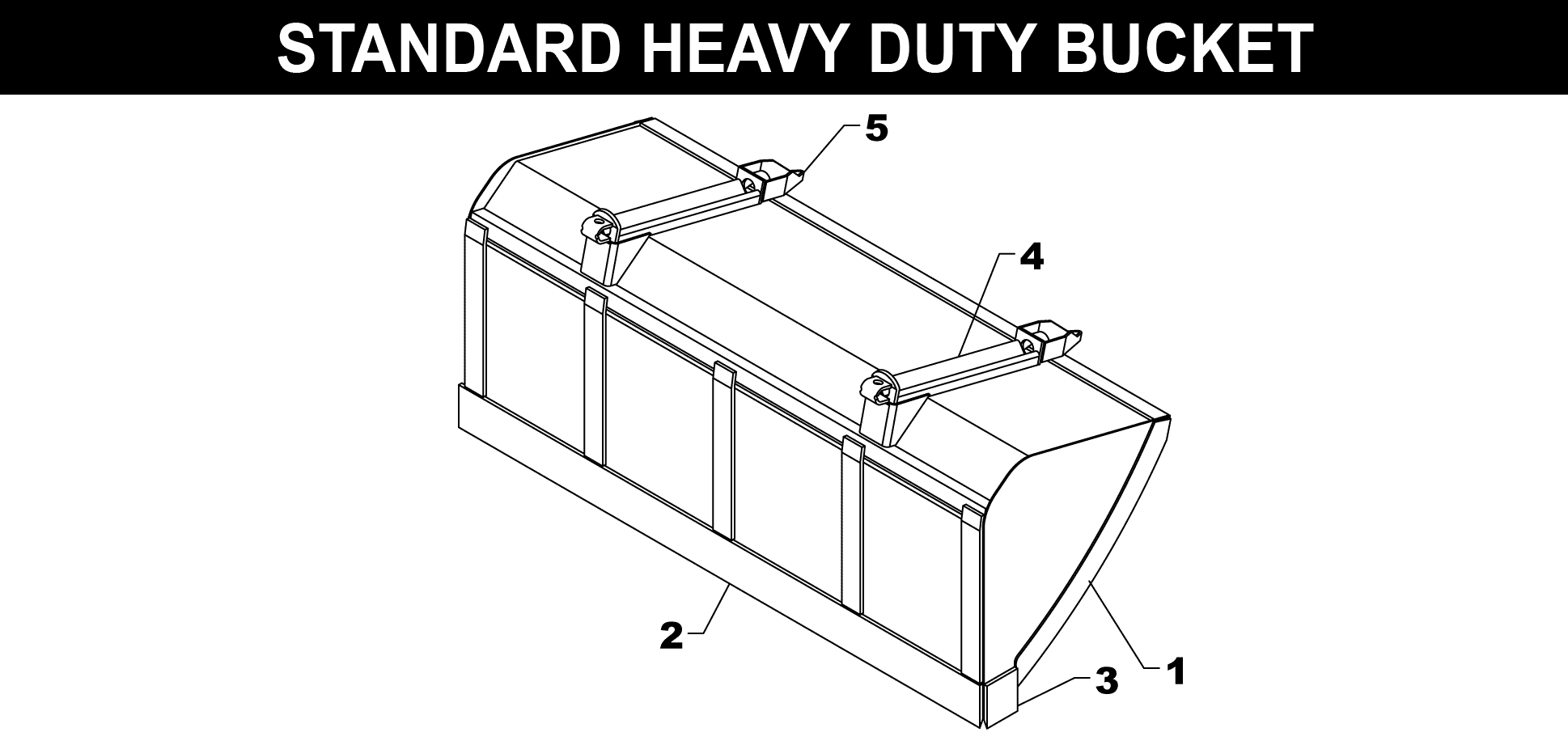 XTA BUCKETS exploded diagram