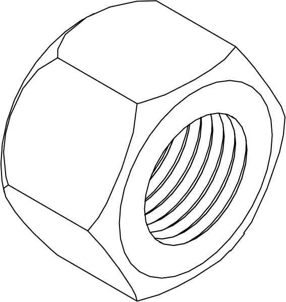 58WN - 5/8  WAGON NUT