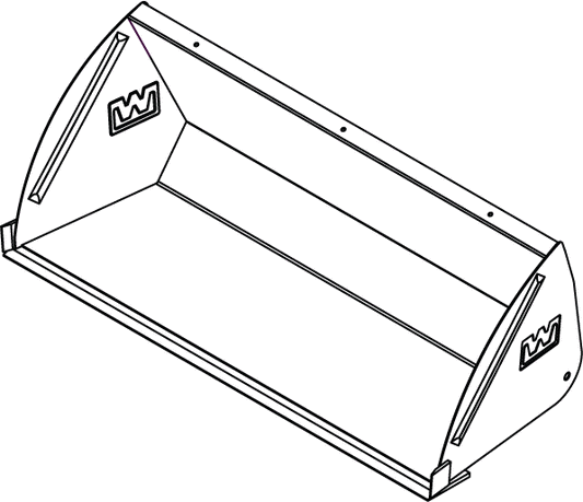 60Q109-SB - BUCKET-60 TAPERED WITH QUICK ATTACH
