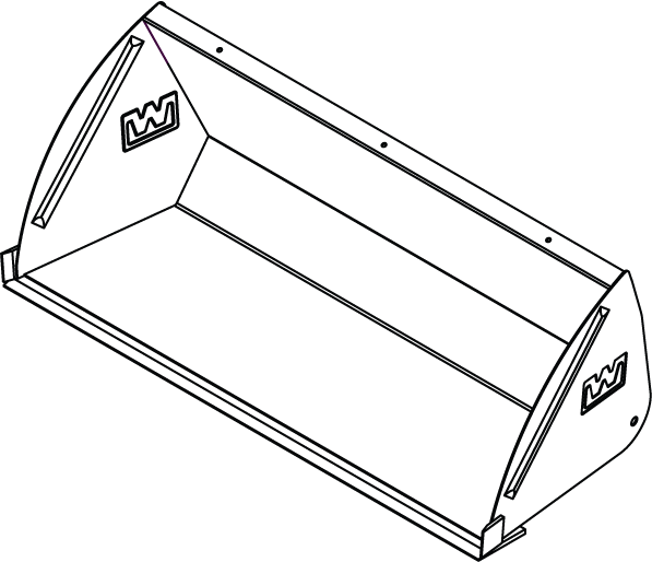 72QS15 - BUCKET-72 WITH SKID STEER ATTACH