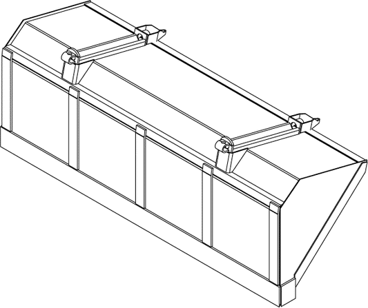 96Q729 - BUCKET-96 LARGE CAPACITY WITH SNAP-ATTACH ADAPTERS