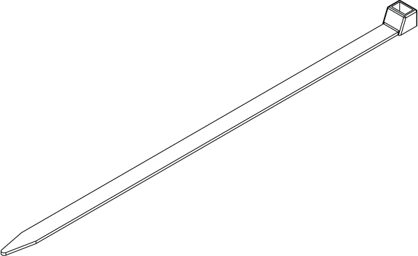 BAND-6R - PLASTIC BAND - 6 RED
