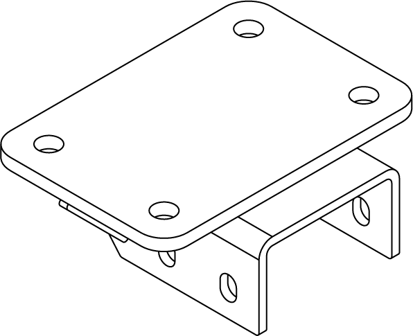 BB-1AS - REAR BOLSTER PLATE (EA.)