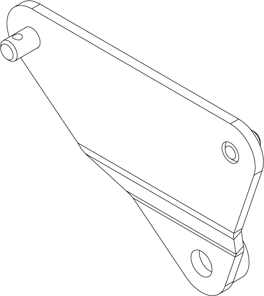 BCP-100AS-R - HINGE PLATE - RIGHT