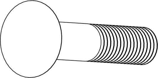 CBF1011048 - CARRIAGE BOLT - 5/8 X 3