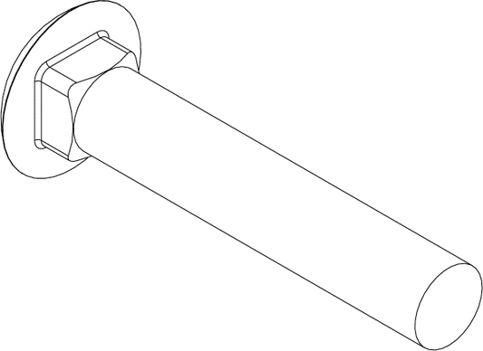 CBF1011056 - CARRIAGE BOLT - 5/8 X 3-1/2