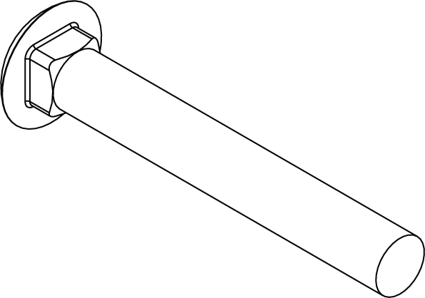 CBF1011072 - CARRIAGE BOLT - 5/8 X 4-1/2