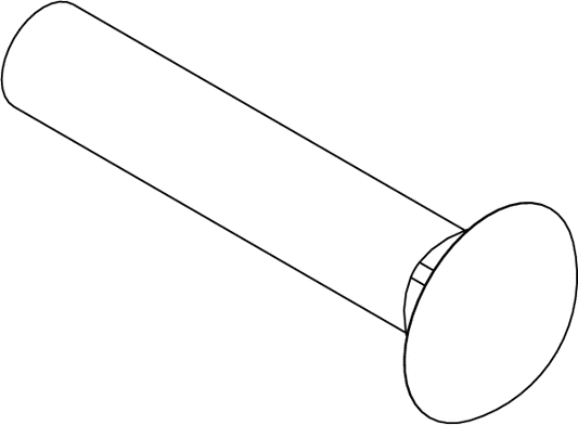 CBF1210064 - CARRIAGE BOLT - 3/4 X 4