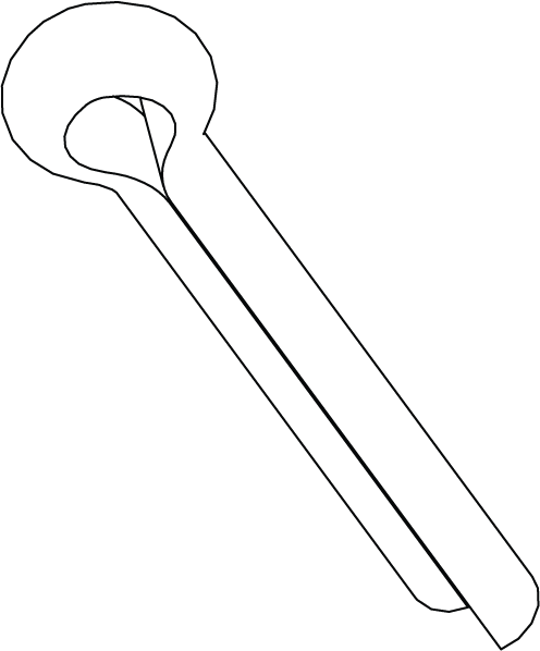 CTK0200016 - COTTER KEY - 1/8 X 1