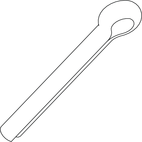 CTK0400032 - COTTER KEY - 1/4 X 2