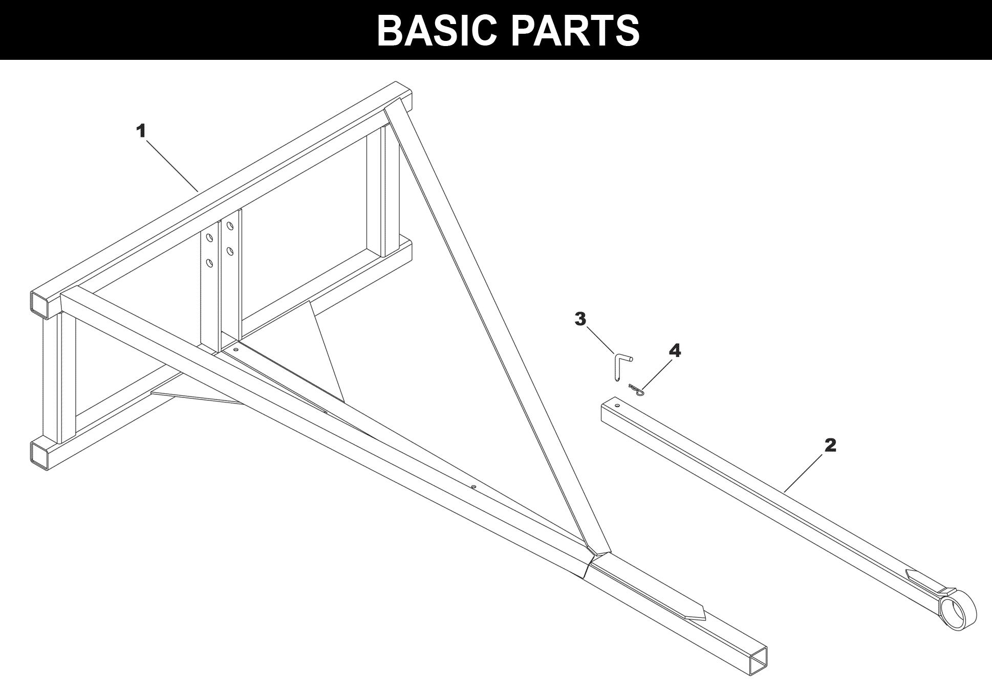 Extendable Boom EB-34 exploded diagram