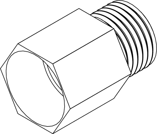 FFC-8 - FLARELESS TO 3/8 NPT