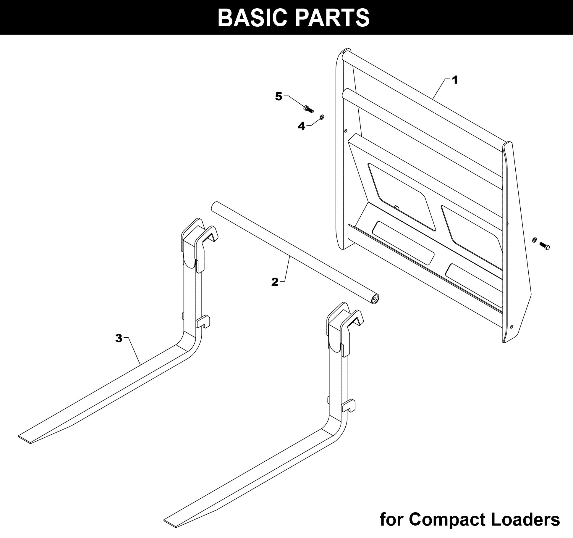 Forklift - FLM-42 exploded diagram