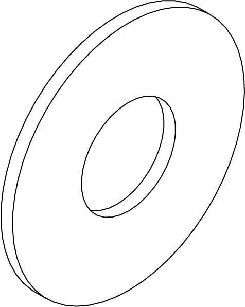 FWW12 - FLAT WASHER - 3/4