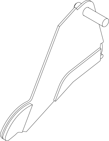 GF-419AS-R - BUCKET BRACE - RIGHT