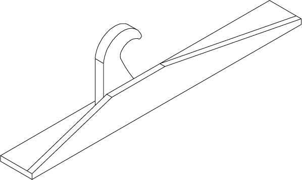 GF-46AS-L - GRAB FORK HOOK - LEFT