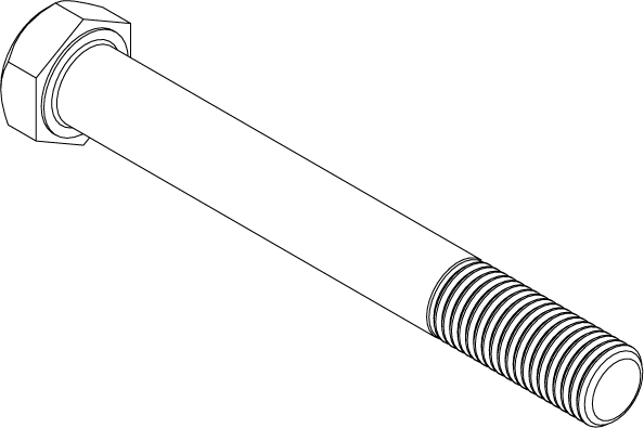 GRD-108 - THREADED END BOLT