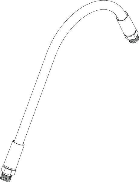 H06020-FF - HYDRAULIC HOSE - 3/8 X 20
