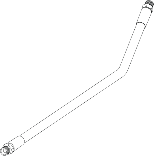 H06040-FF - HYDRAULIC HOSE - 3/8 X 40