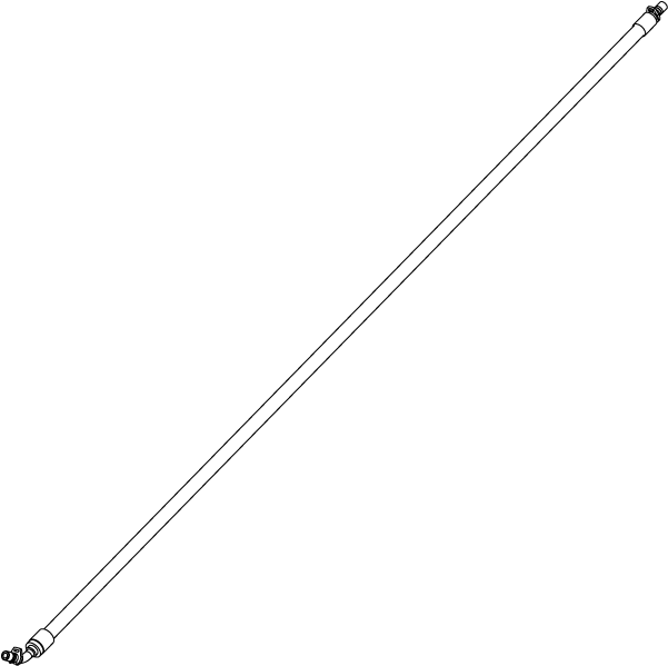 H06053-DS16 - HYDRAULIC HOSE - 3/8 X 53