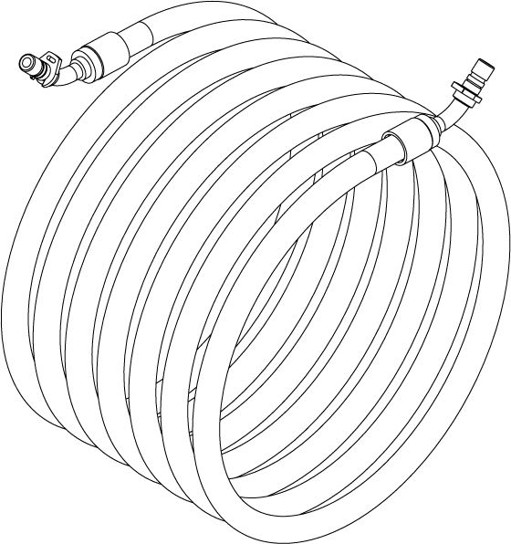 H06128-DD16 - HYDRAULIC HOSE - 3/8 X 128