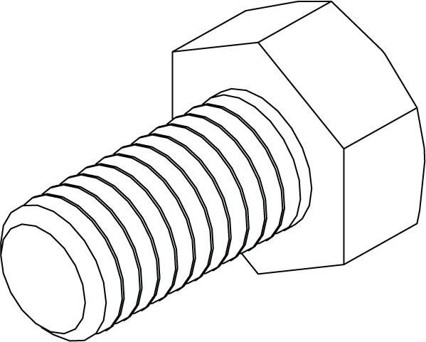 HHS0518010 - BOLT - 5/16 X 5/8