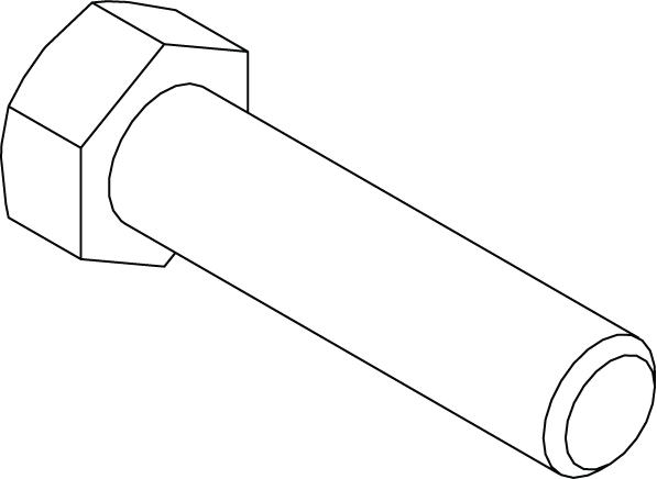 HHS0616024 - BOLT - 3/8 X 1-1/2