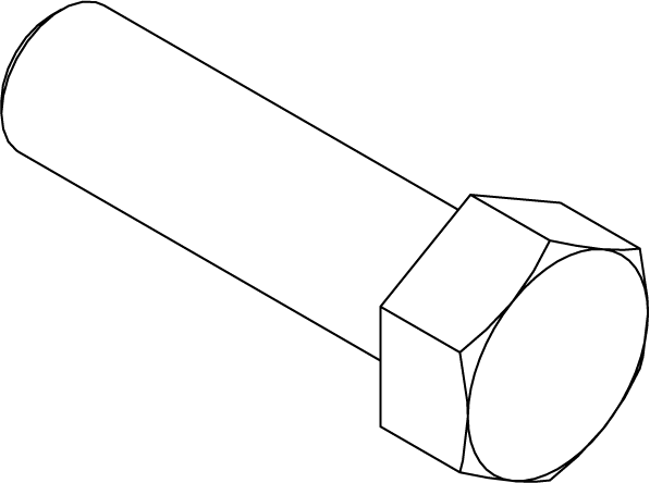 HHS0813028 - BOLT - 1/2 X 1-3/4