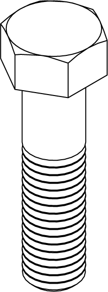 HHS0813032 - BOLT - 1/2 X 2