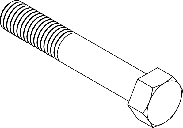 HHS0813048 - BOLT - 1/2 X 3