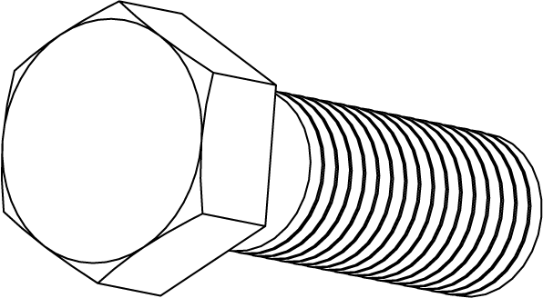 HHS1011032 - BOLT - 5/8 X 2