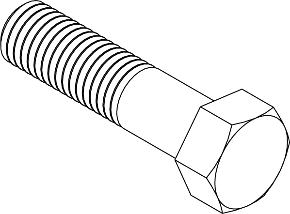 HHS1011040 - BOLT - 5/8 X 2-1/2