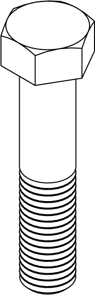 HHS1011048 - BOLT - 5/8 X 3
