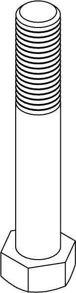 HHS1011064 - BOLT - 5/8 X 4