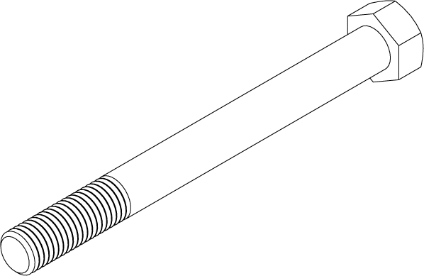 HHS1011104 - BOLT - 5/8 X 6-1/2