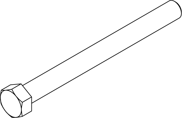 HHS1011192 - BOLT -5/8 X 12