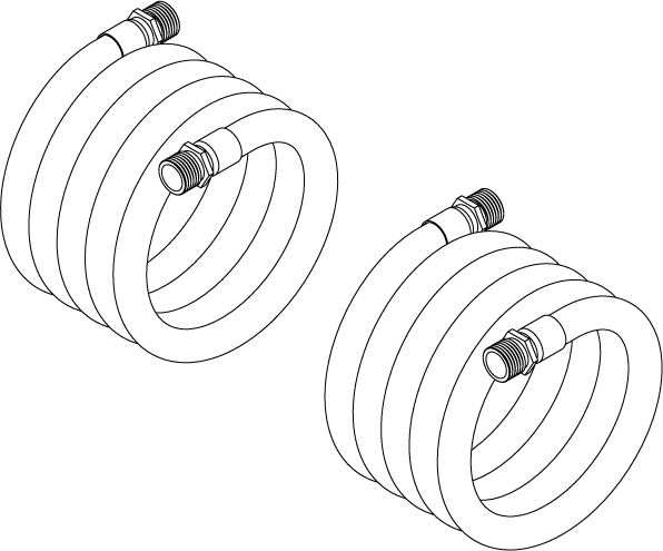 HK-37 - HOSE KIT - TWO 3/8 X 192