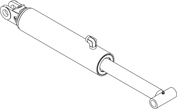 L-2 - CYLINDER- MAIN LIFT FOR LANDSCRAPER