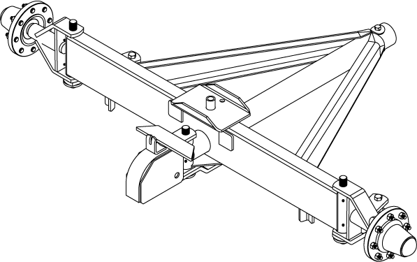 LW-1COM - FRONT AXLE
