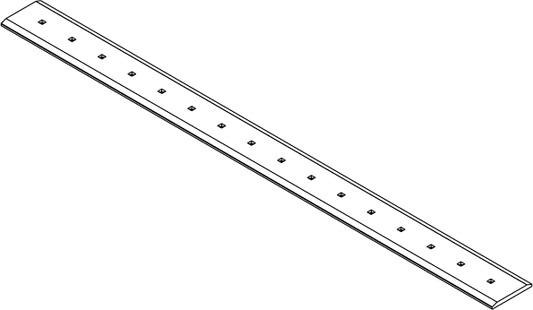NB-124 - BUCKET-CUTTING EDGE - BOLT ON - 96