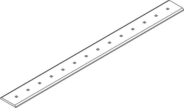 OB-24 - BUCKET-CUTTING EDGE - BOLT ON - 84